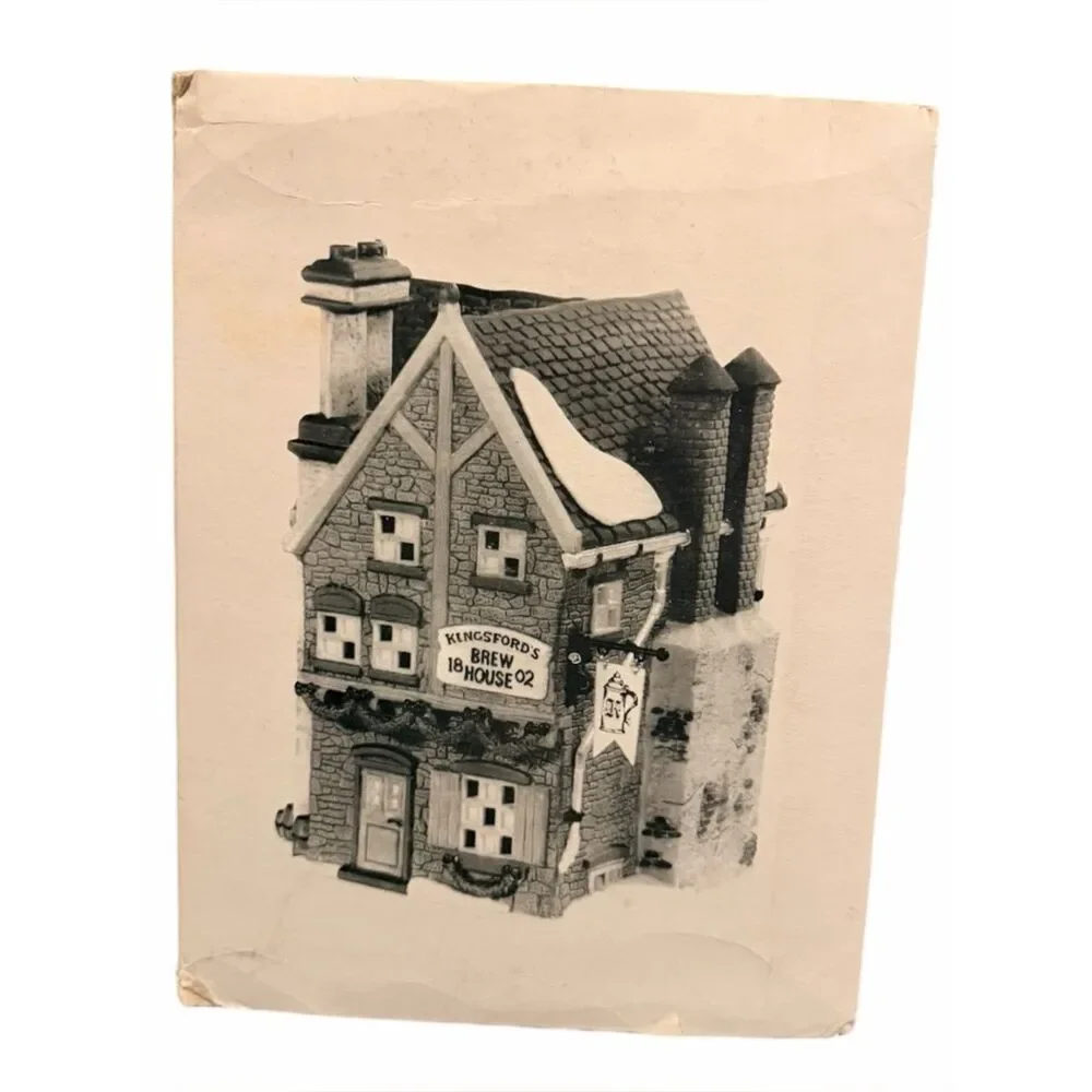 Dept 56 Dickens Village Kingsford's Brew House #5811-4 Retired 1993 Vintage EXC